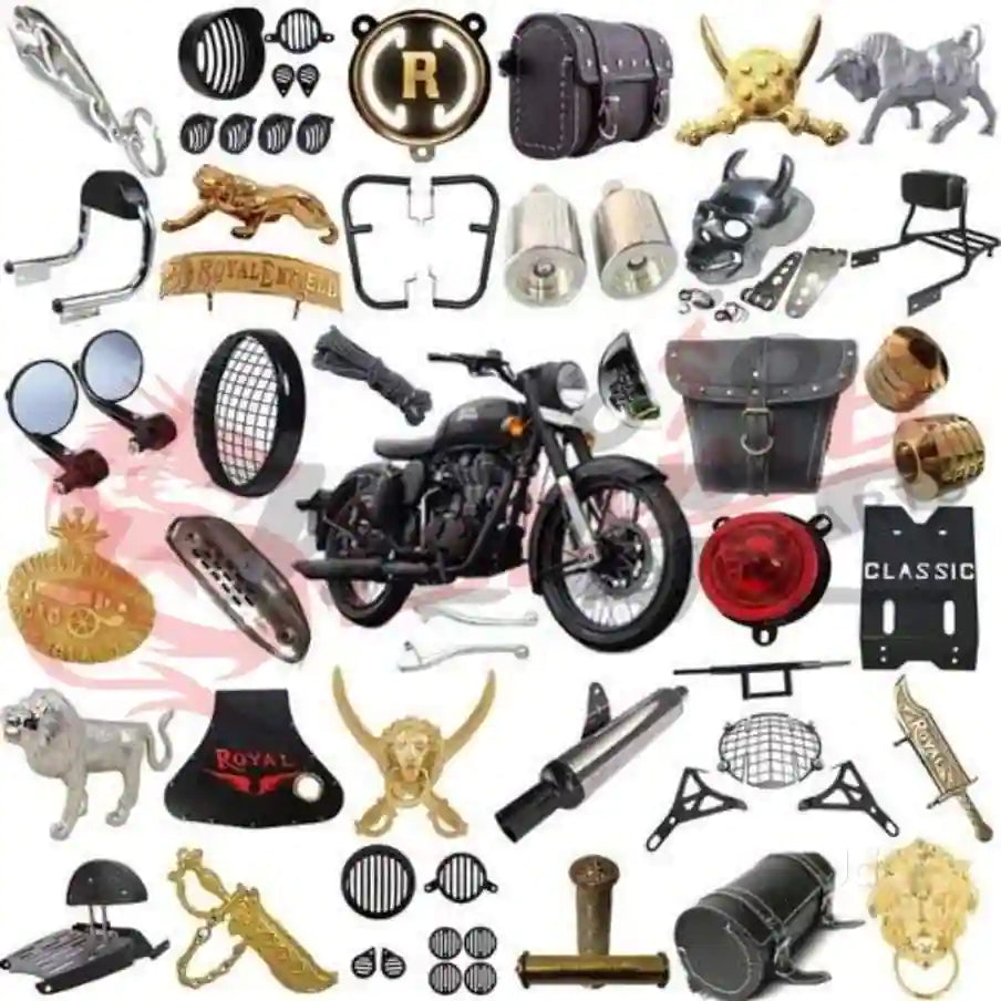 Royal enfield bike accessories near me on sale