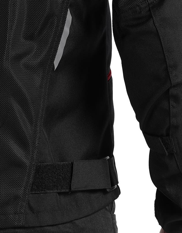 Royal Enfield Streetwind Eco 3 Riding Jacket in Red, Green and Grey