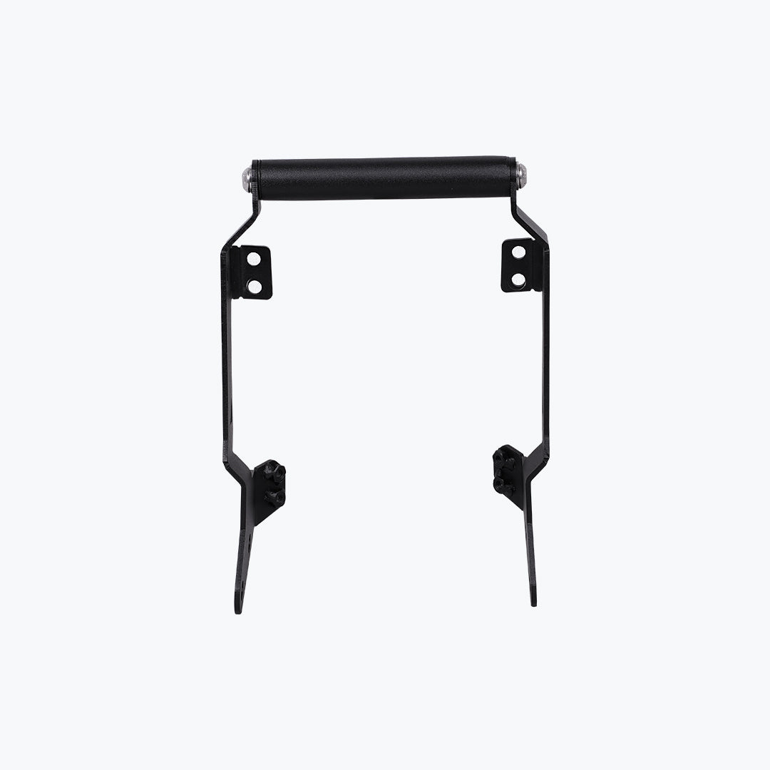 Legundary Ploigos GPS mount black installed on Hero Xpulse 210 handlebar
