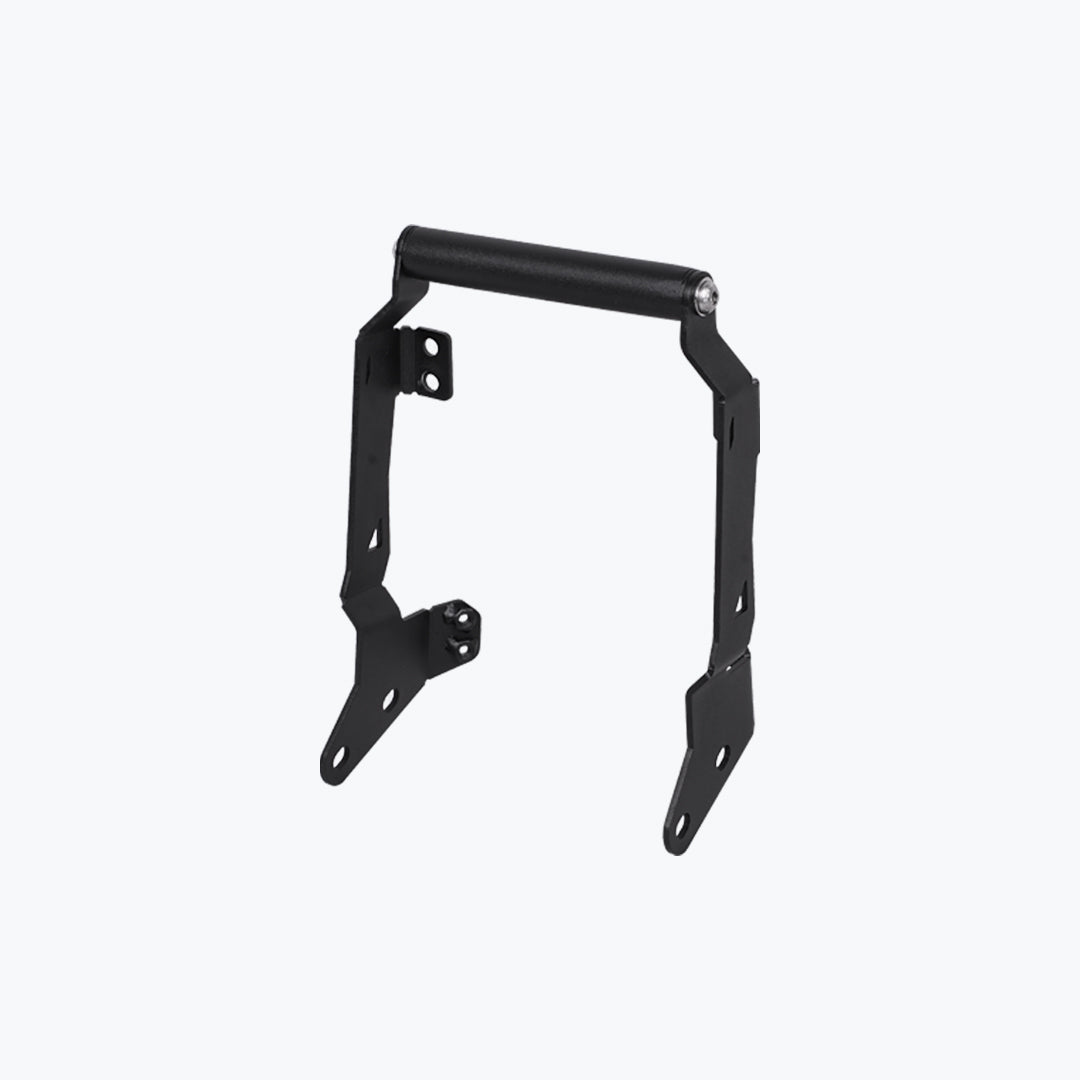 Legundary Ploigos GPS mount black installed on Hero Xpulse 210 handlebar
