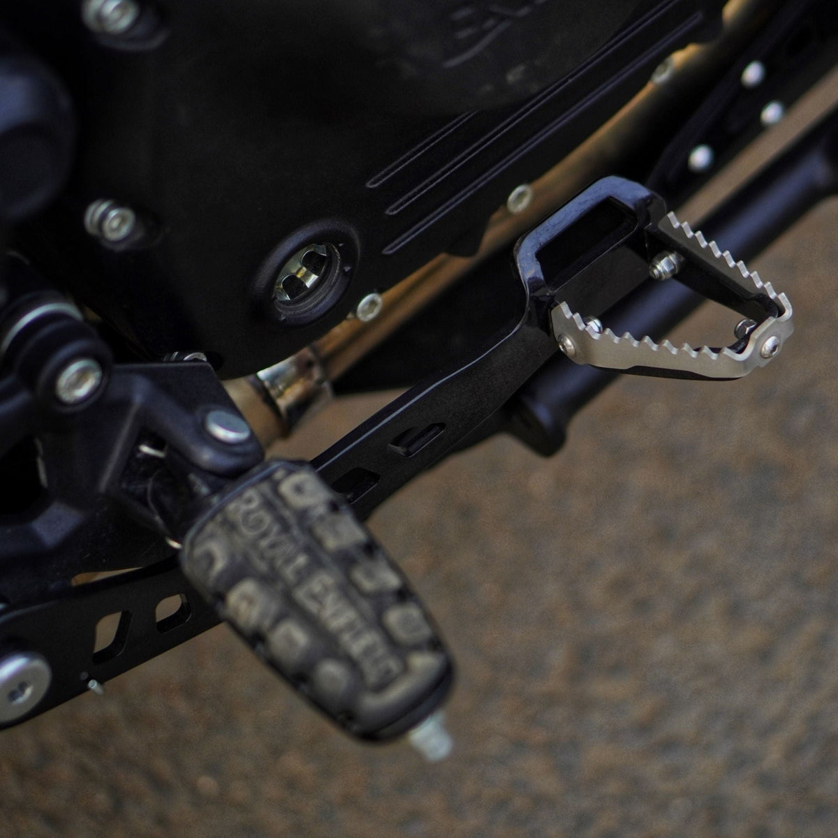 Auto Engina Brake Pedal for Royal Enfield Guerrilla 450 with Stainless Steel Grip