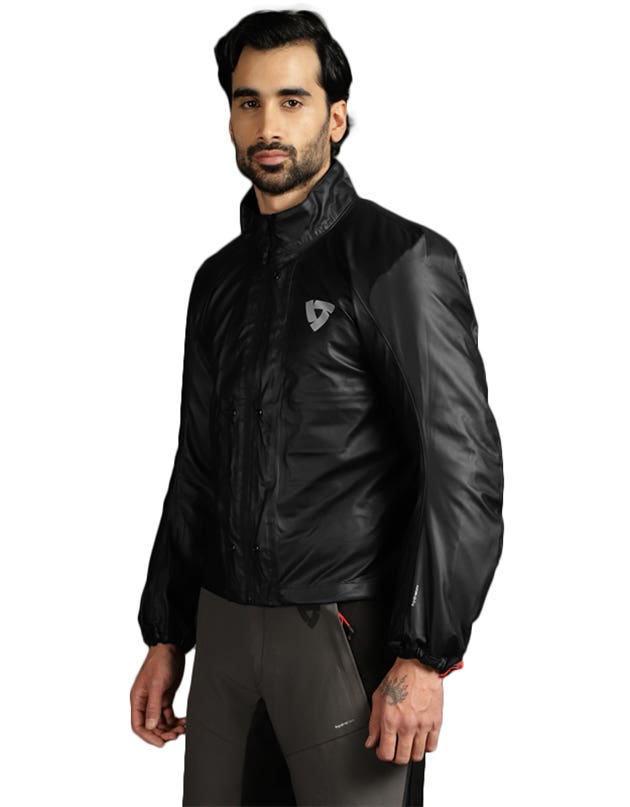 Royal Enfield Darcha Pro Class AA Riding Jacket in Black and Grey