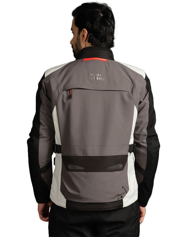 Royal Enfield Darcha Pro Class AA Riding Jacket in Black and Grey