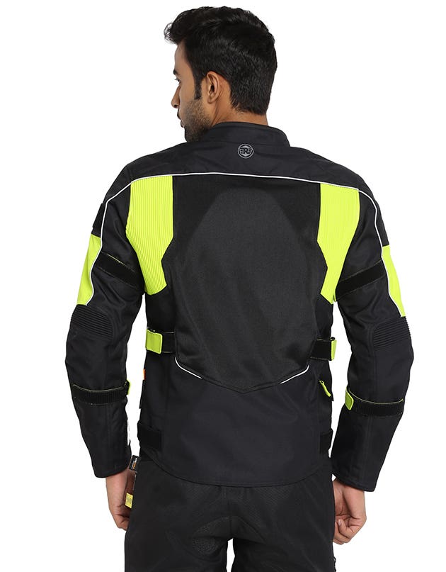 Royal Enfield Explorer V4 Pro Class A Riding Jacket in Green