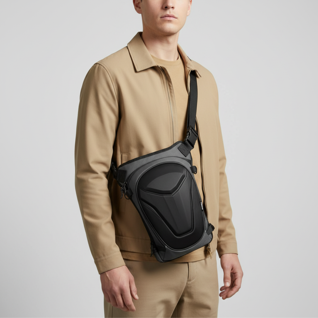 Vantora ARC 4-in-1 Travel Bag Convertible Crossbody Sling Thigh Bag Waist Pouch and Motorcycle Tank Bag