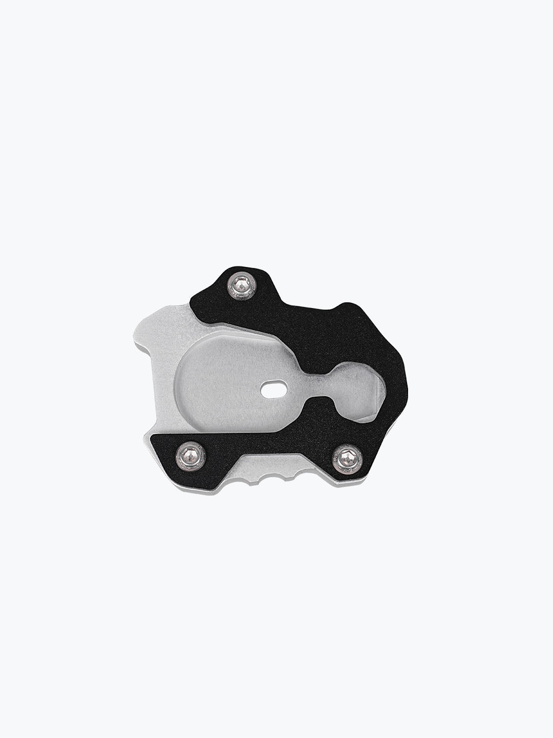 Legundary Custom KTM ADV 390 2025 fortis side stand base aluminium mild steel foot extension plate black silver