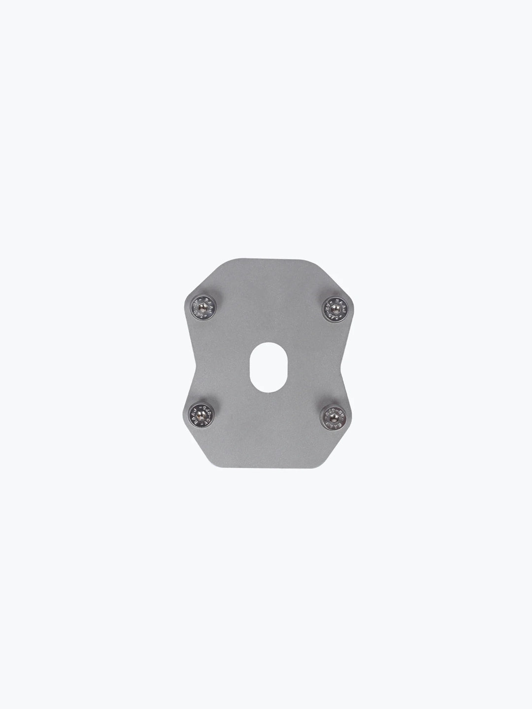 Legundary Custom side stand base SS for Hero Xpulse 200 4V brushed stainless steel extender plate