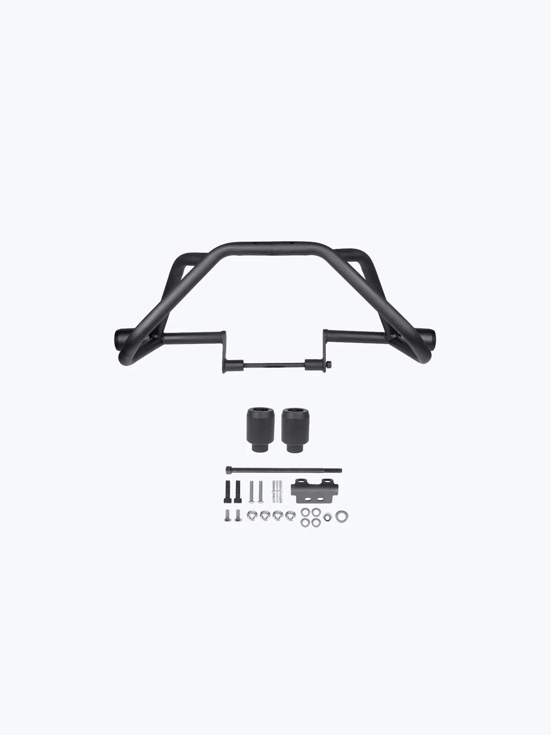 Legundary Custom Hector crash guard for Royal Enfield Hunter 350 black mild steel engine protector