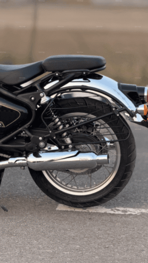 Rhino Racing C-V4 Peashooter stainless steel performance exhaust fitted for Royal Enfield Classic 650