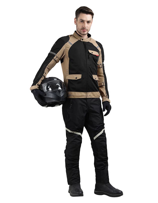 Royal Enfield Eco Windfarer Class A Riding Jacket in Olive