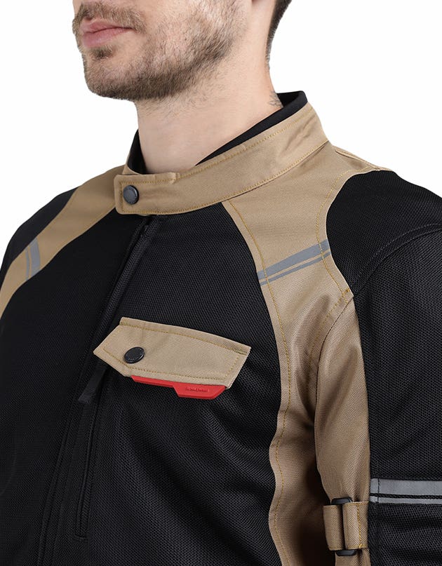 Royal Enfield Eco Windfarer Class A Riding Jacket in Olive