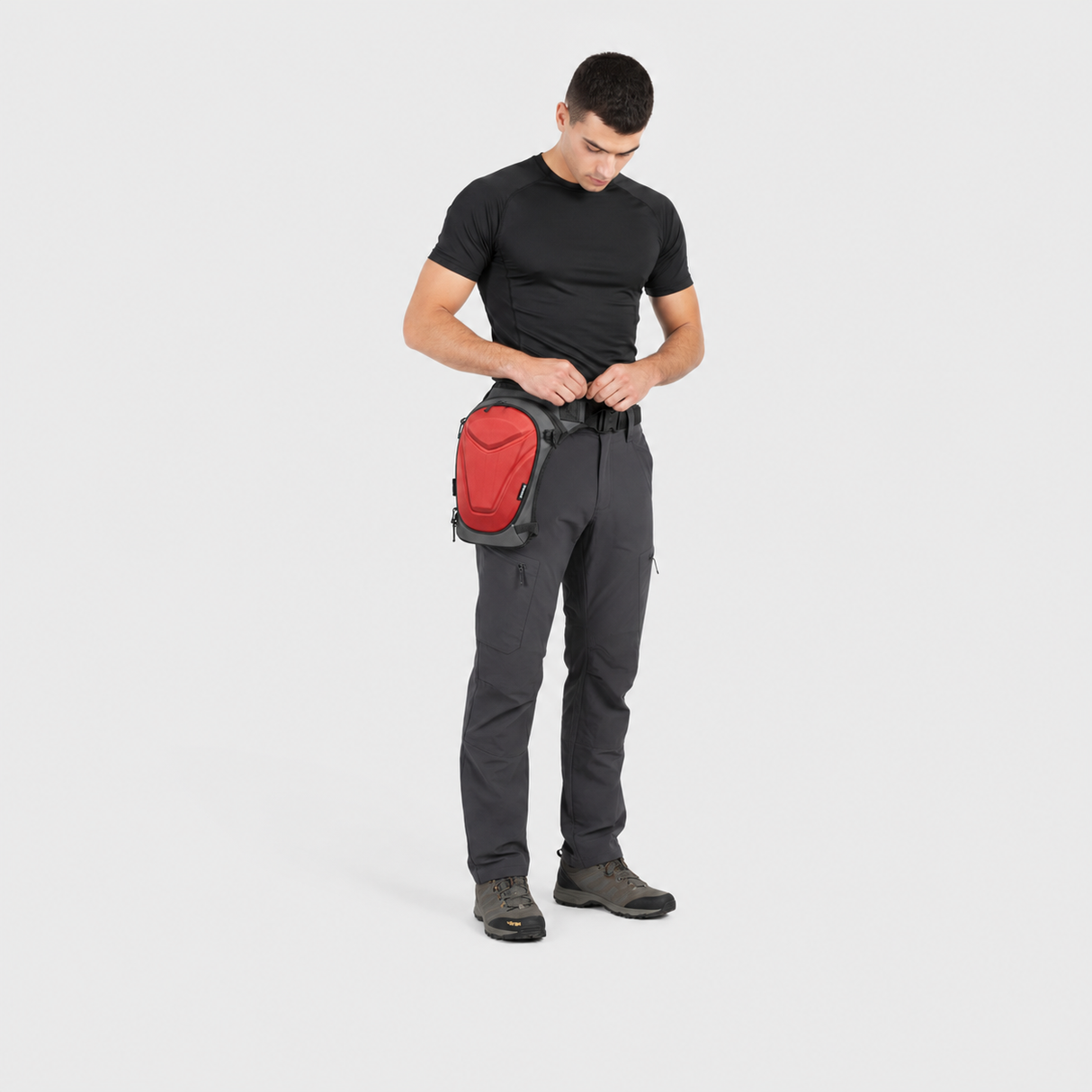 Vantora ARC 4-in-1 Travel Bag Convertible Crossbody Sling Thigh Bag Waist Pouch and Motorcycle Tank Bag