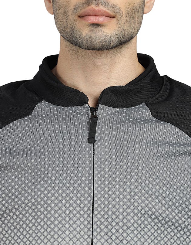 Royal Enfield High Street Eco CE L2 Riding Jacket in Blue and Grey