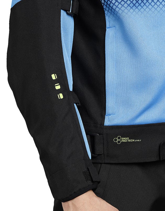Royal Enfield High Street Eco CE L2 Riding Jacket in Blue and Grey