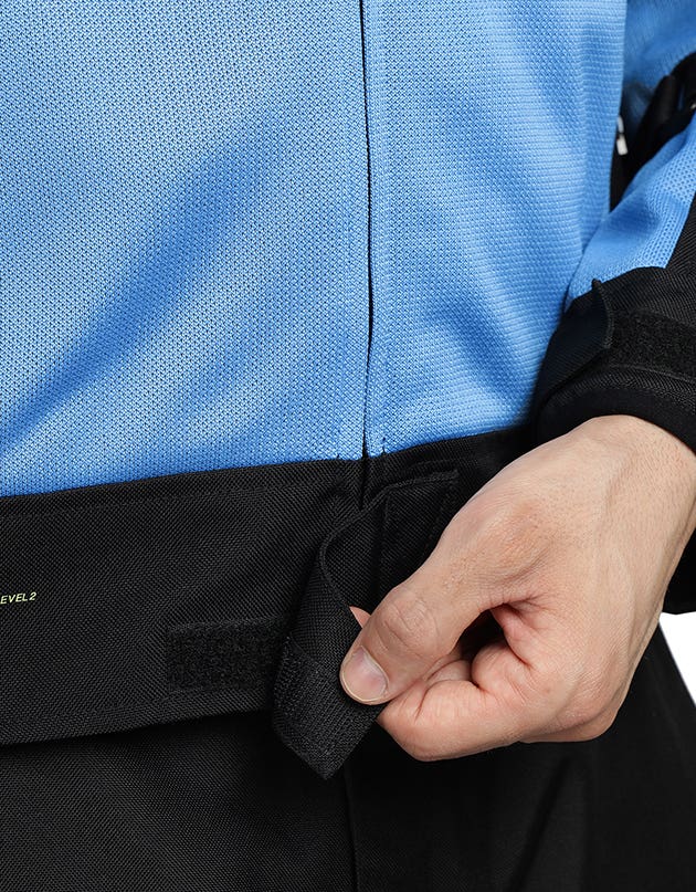 Royal Enfield High Street Eco CE L2 Riding Jacket in Blue and Grey
