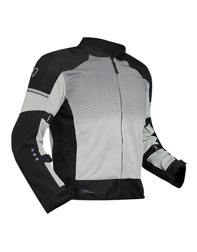 Royal Enfield High Street Eco CE L2 Riding Jacket in Blue and Grey