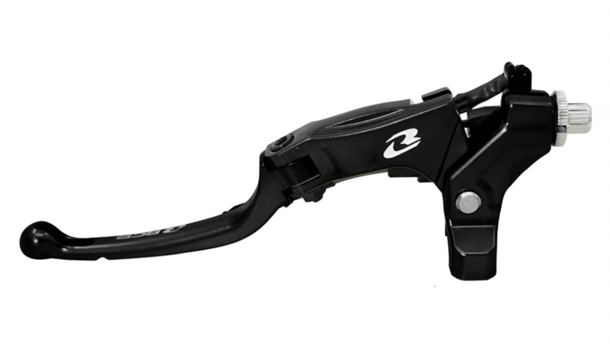 RCB S1 Series 01BP024 left-hand cable clutch perch for motorcycles in black and blue
