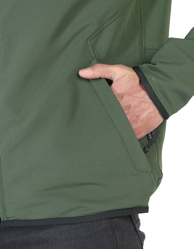 Royal Enfield Urbanite Class A Riding Sweatshirt in Black and Olive
