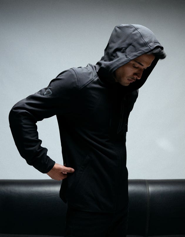 Royal Enfield Urbanite Class A Riding Sweatshirt in Black and Olive