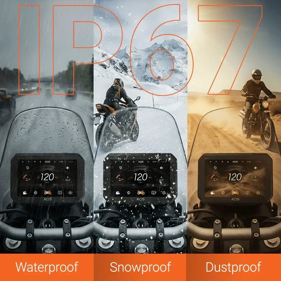 ADS Rover 3.0 Lite 5 Inch Motorcycle CarPlay Android Auto Display