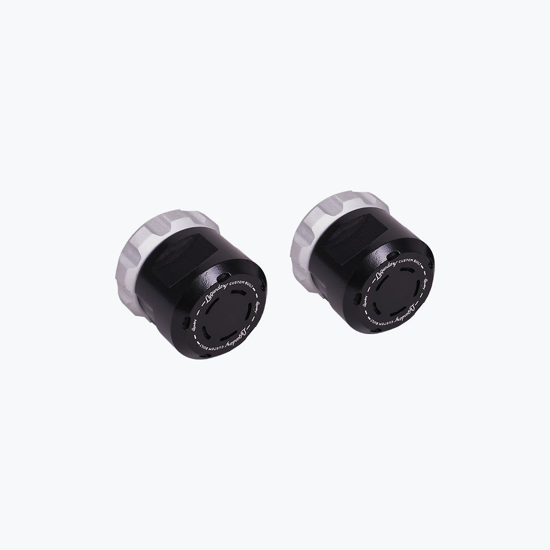 Legundary Custom Rotex Front Wheel Slider for Suzuki V-Strom 800DE CNC Aluminium Black Silver Fork Axle Protector