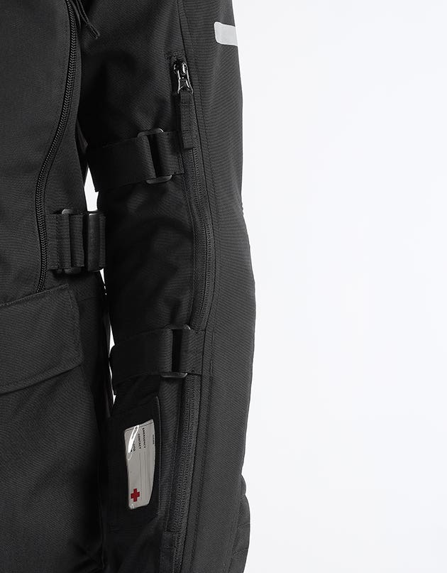 Royal Enfield Nirvik V3 Class A Riding Jacket in Olive and Black