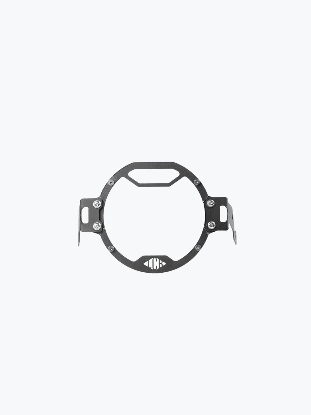 Legundary Custom Oculus headlight shield for Hero Xpulse 200 4V black mild steel protector