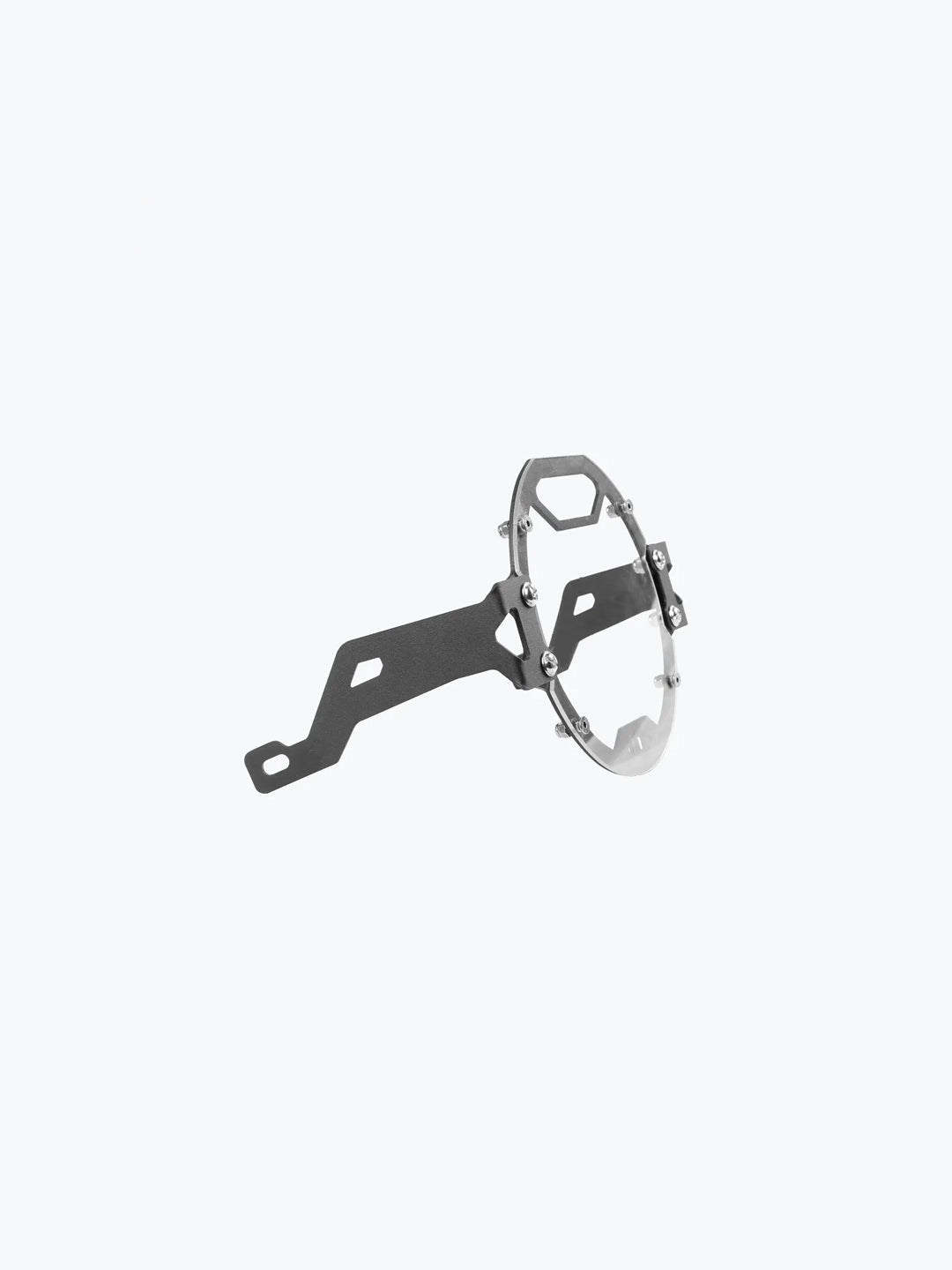 Legundary Custom Oculus headlight shield for Hero Xpulse 200 4V black mild steel protector