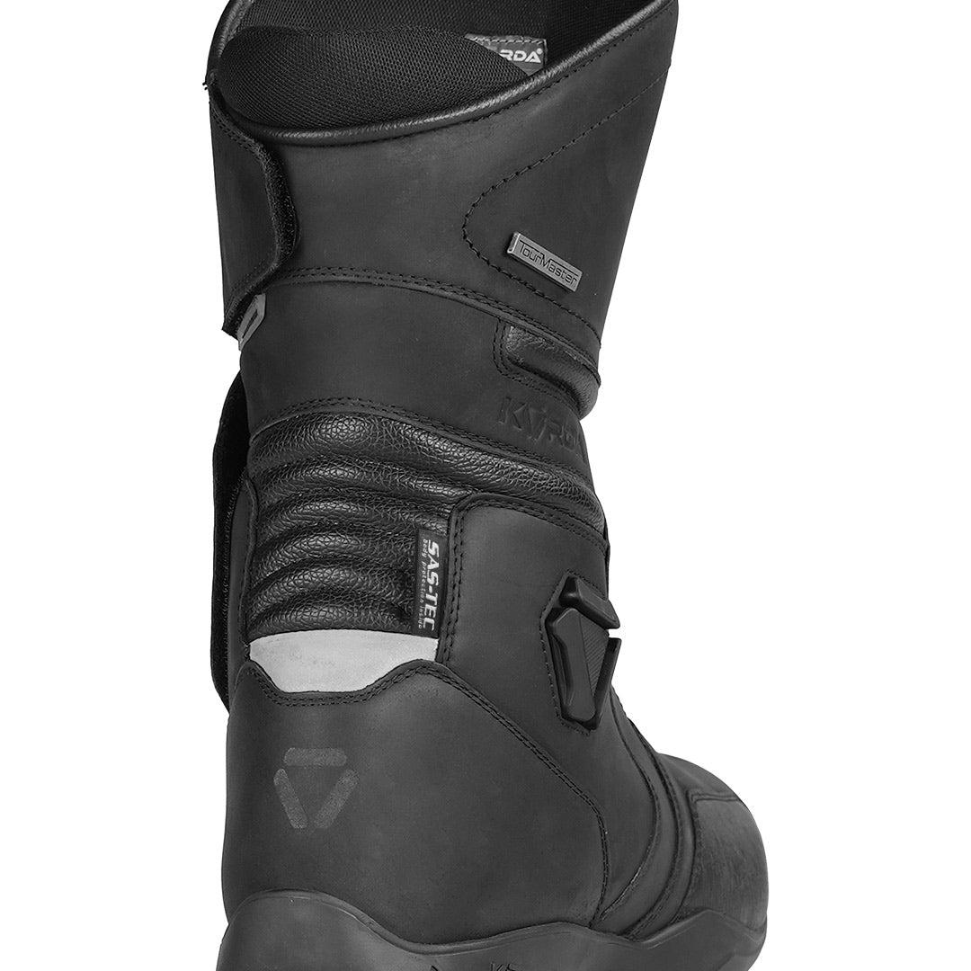 KORDA TourMaster High black waterproof motorcycle riding boots