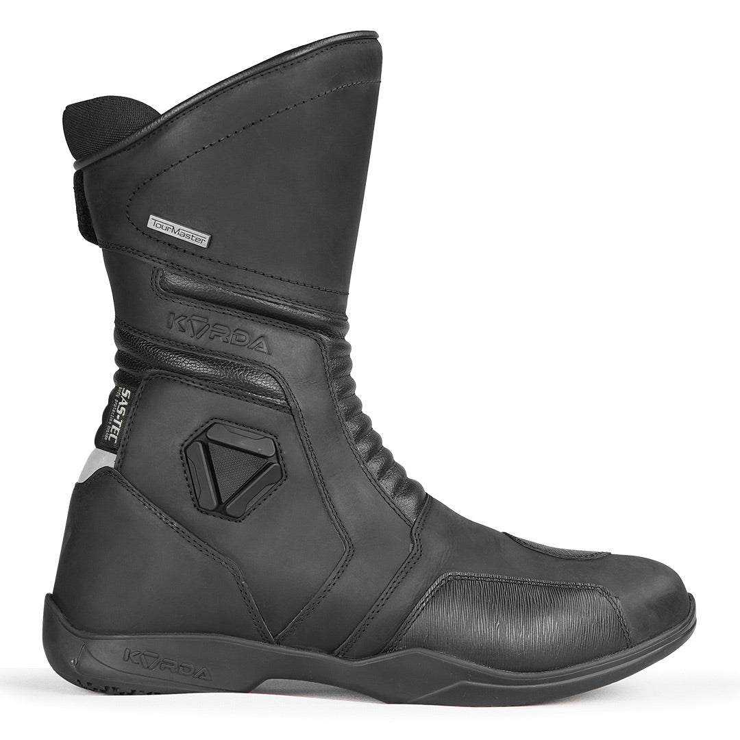KORDA TourMaster High black waterproof motorcycle riding boots