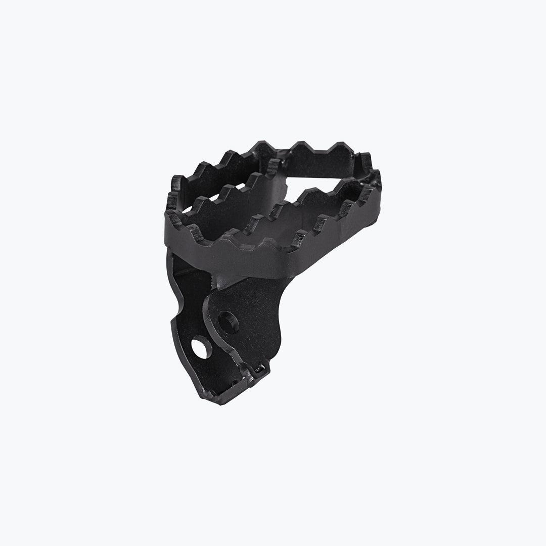 Legundary Tour Pro Rallytrek footrest black installed on Hero Xpulse 210 for rider and pillion