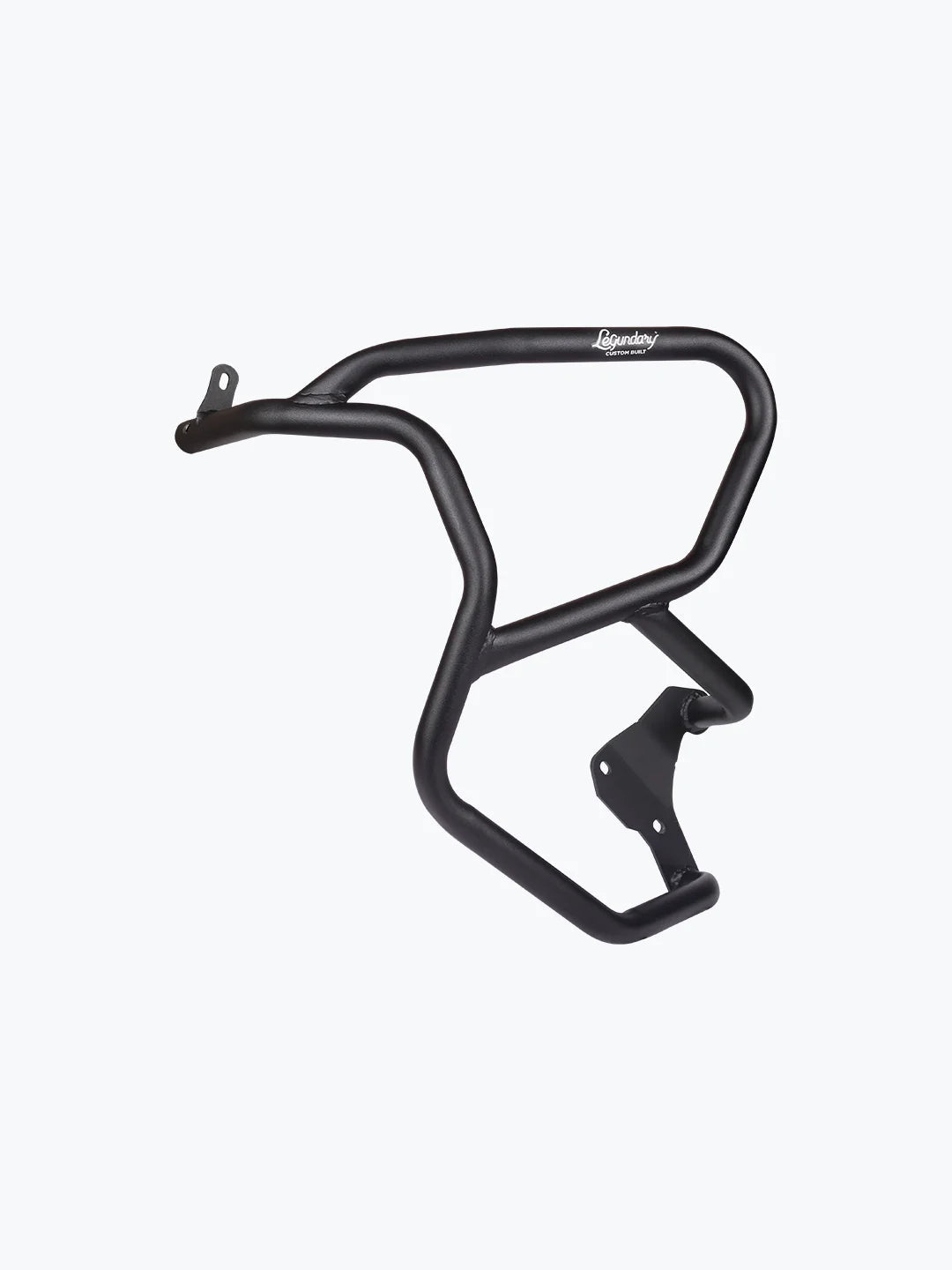 Legundary Custom KTM Adventure 390 Raptor Upper Crash Guard Black heavy duty mild steel engine protection accessory