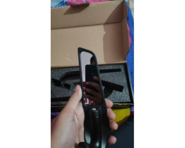 Stealth Wing Fin universal rear view mirrors for fairing bikes with billet aluminium convex glass