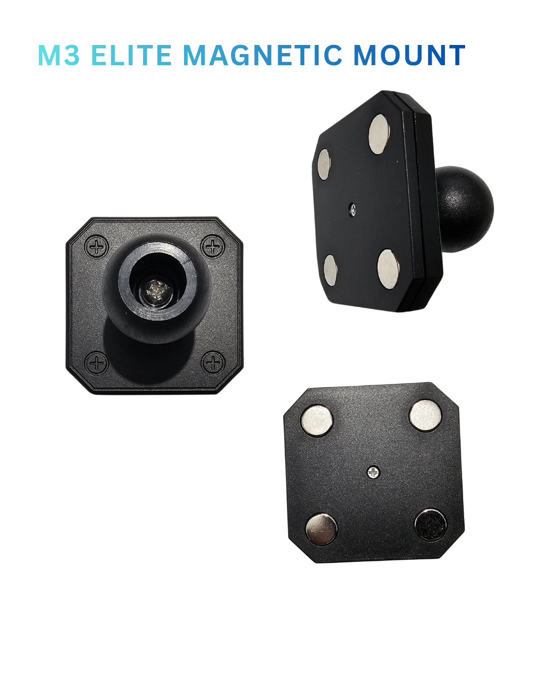 LBC Moto M3 Elite magnetic mount quick release motorcycle navigation holder bracket secure display mount