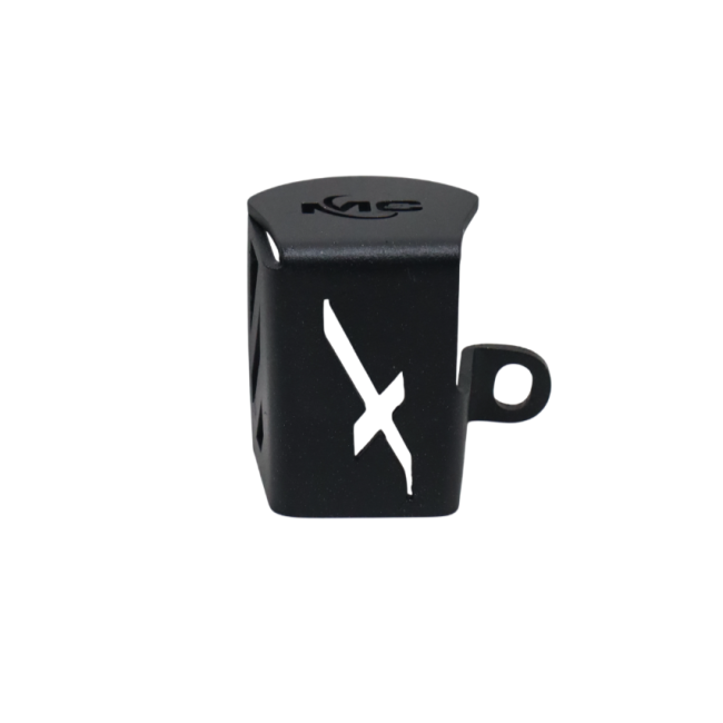 Motocare CNC reservoir oil cap installed on Hero Xtreme 250R brake fluid reservoir