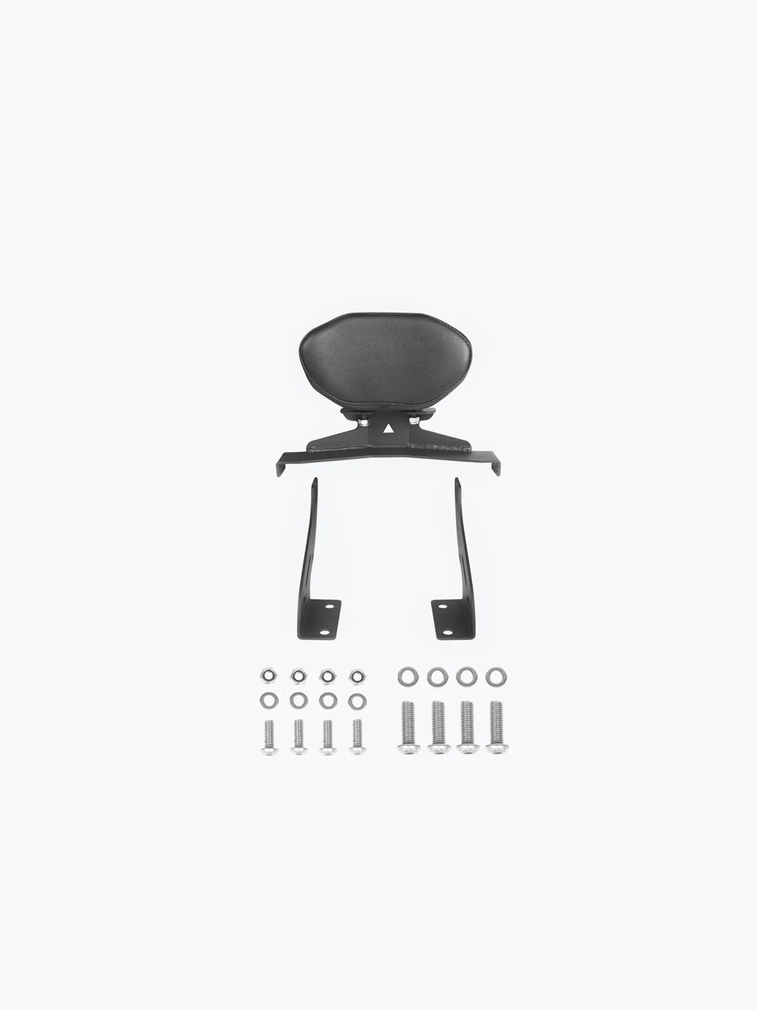 Legendary Custom Interceptor 650 backrest black mild steel pillion support