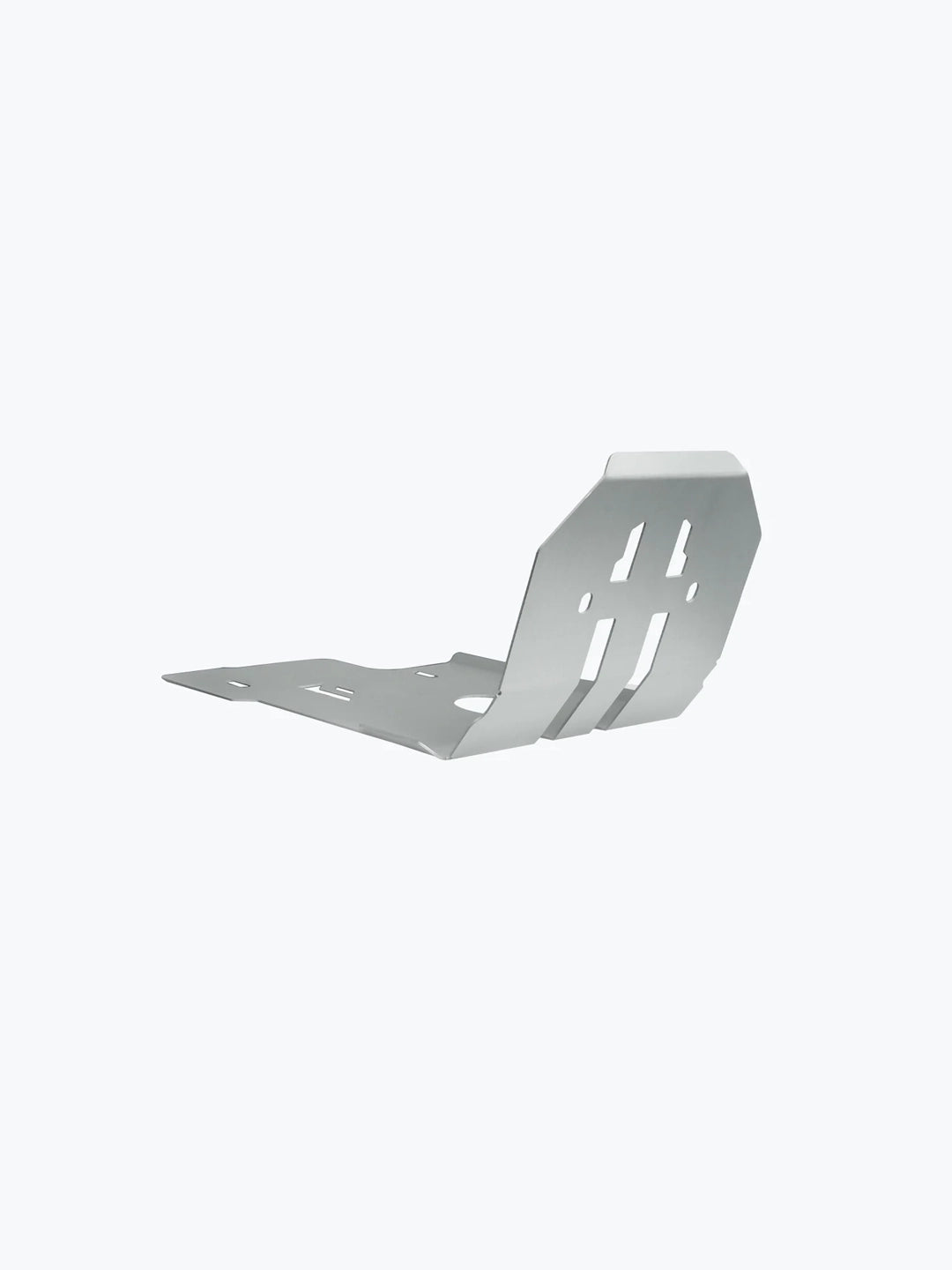 Legundary Custom Combat Bash Plate for Royal Enfield Super Meteor 650 silver aluminium engine protection