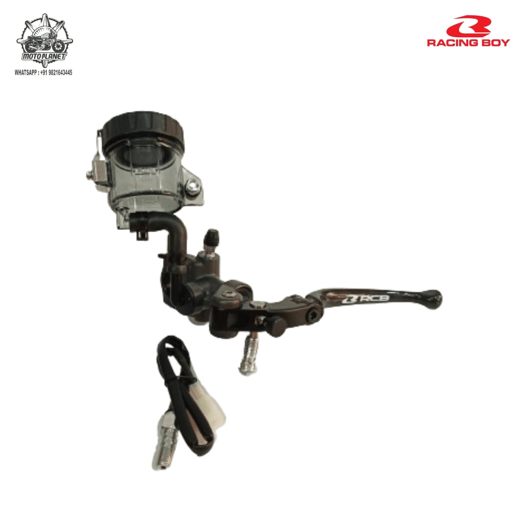 RCB RS-1 17mm LH forged master brake pump with carbon lever 01BP030T