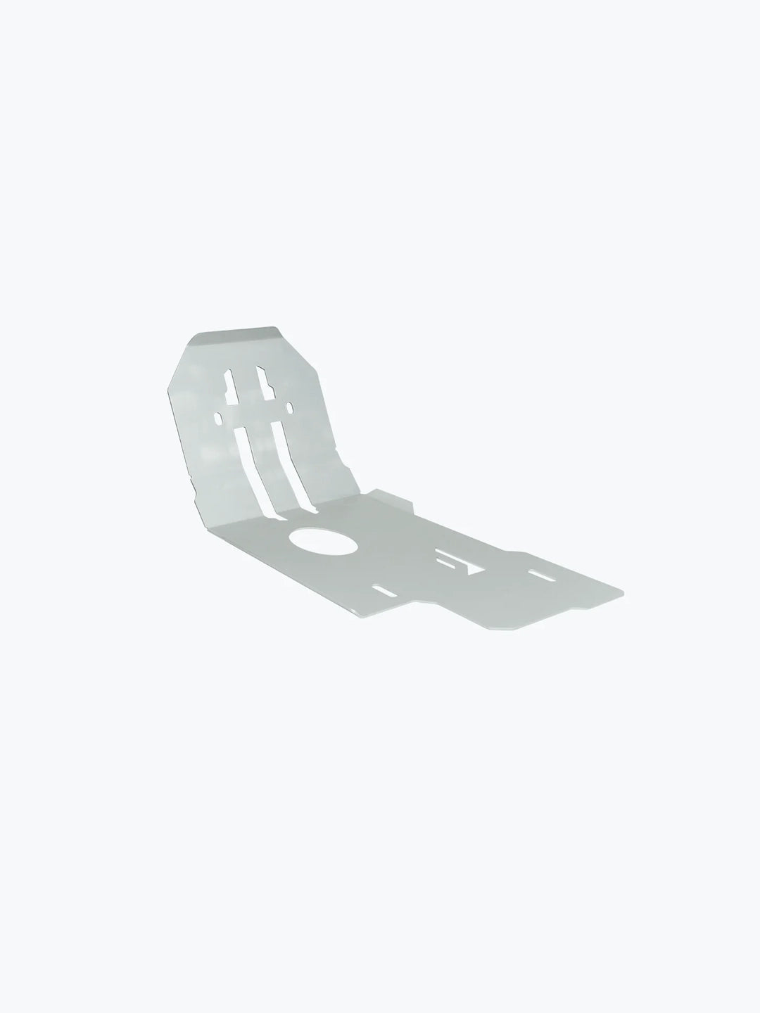 Legundary Custom Combat Bash Plate for Royal Enfield Super Meteor 650 silver aluminium engine protection