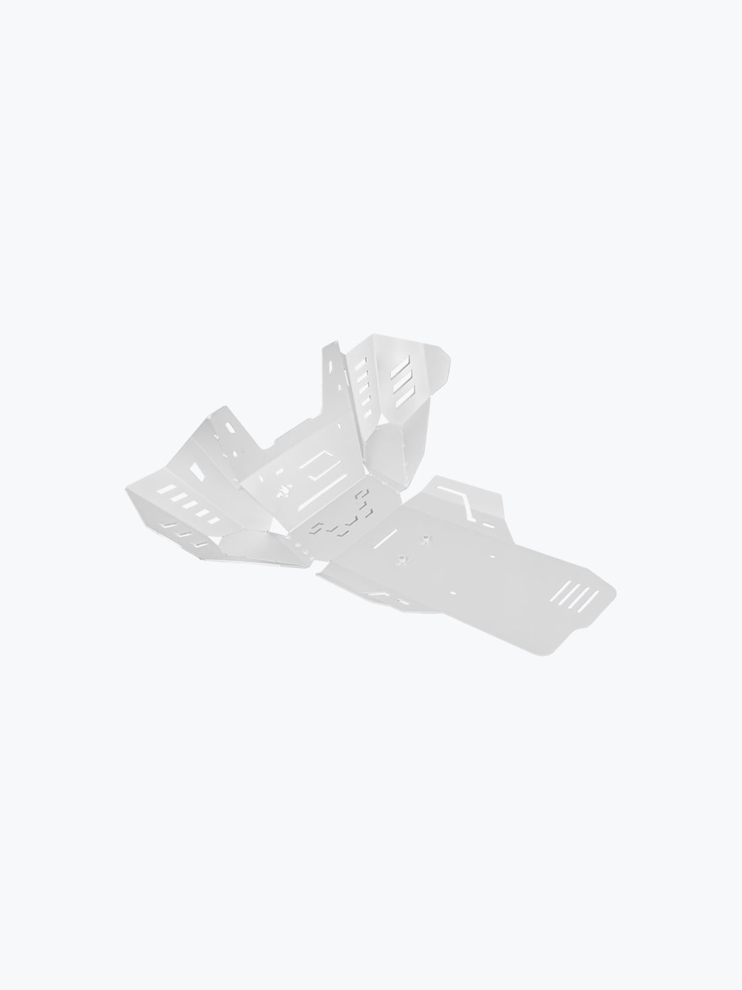 Legundary Custom KTM ADV 890 Vambrace Bash Plate Silver aluminium engine sump guard skid plate