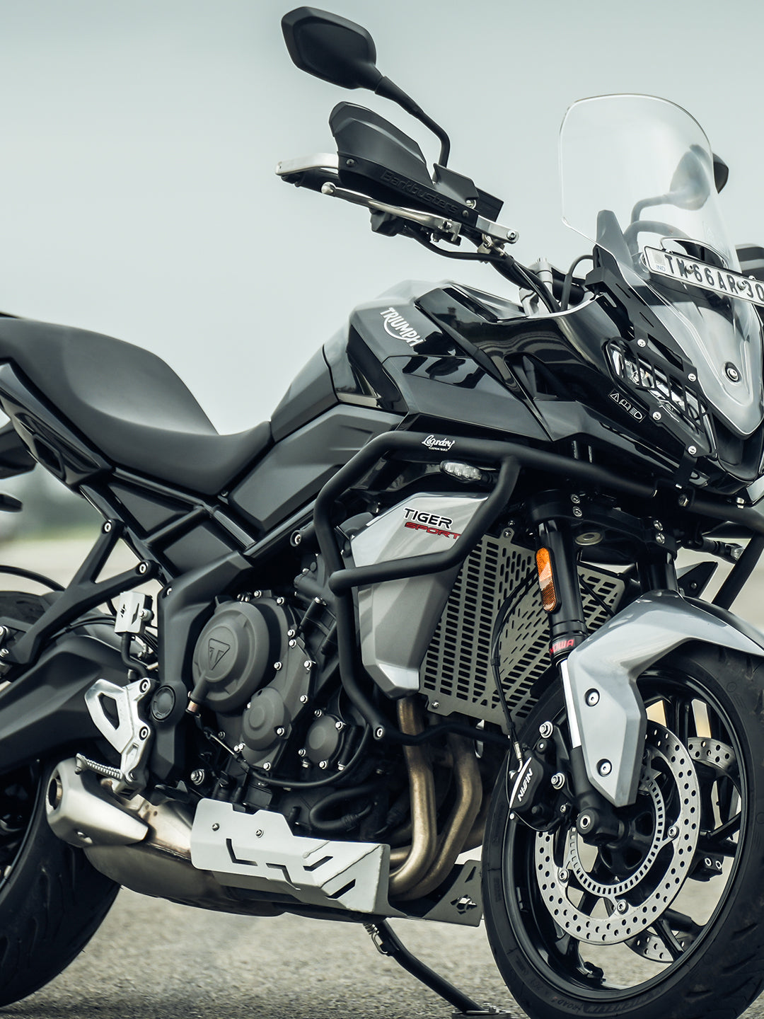 Legundary Custom Vector Radiator Grill Triumph Tiger 660 Aluminium Silver Radiator Guard