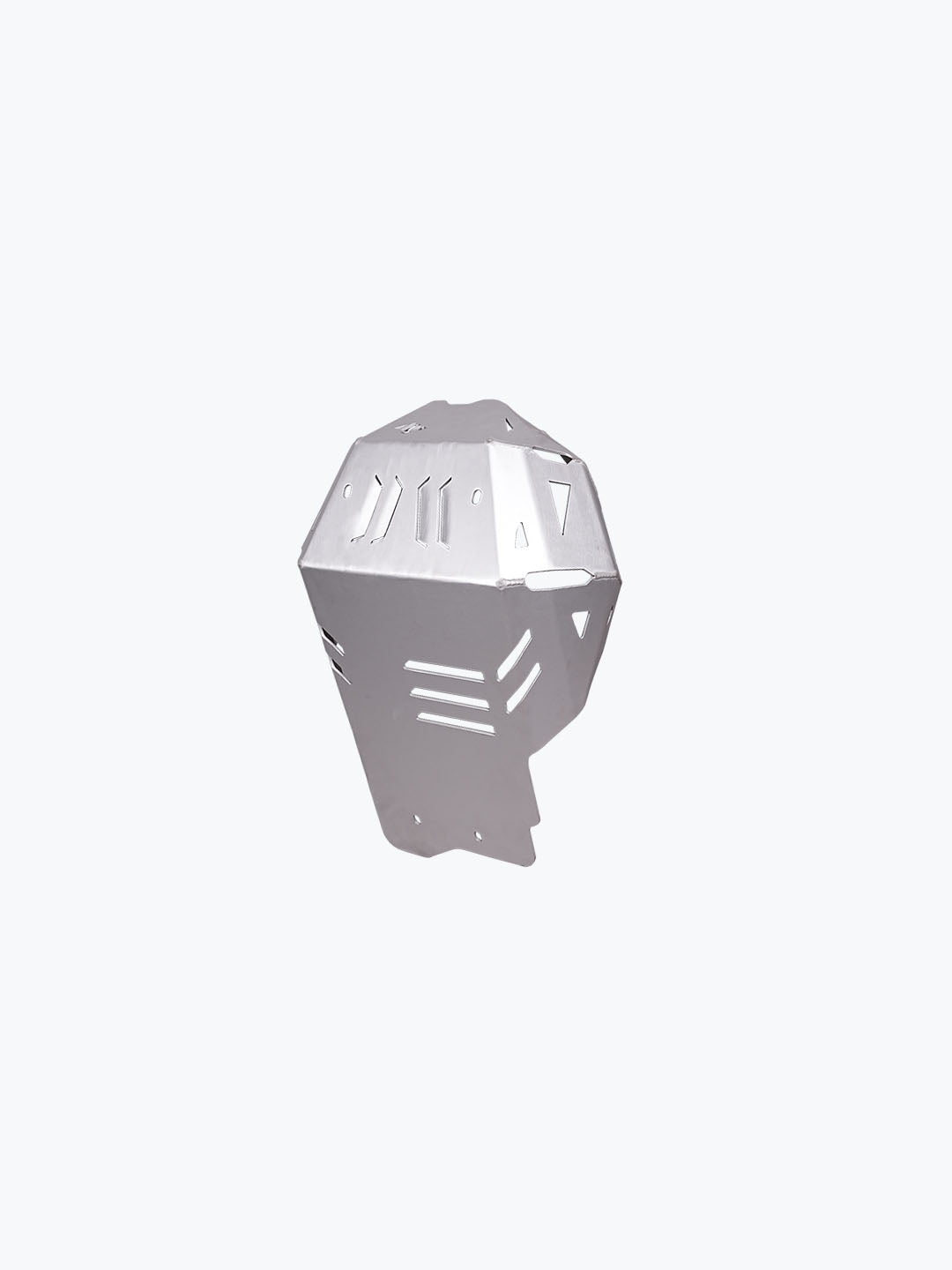 Legundary Custom KTM ADV 390 2025 vambrace bash plate silver aluminium engine sump guard skid plate