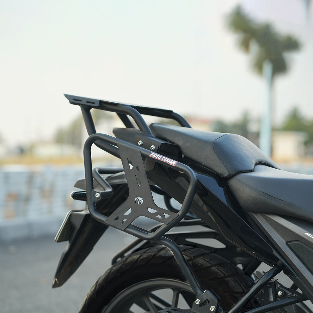 Moto Torque heavy duty saddle stay for Honda CB200X saddle bag and touring luggage support