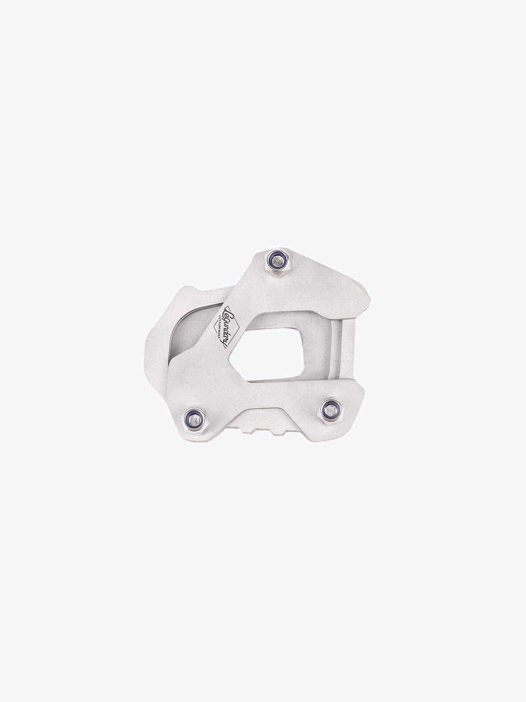 Legundary Custom Brogue Side Stand Base Triumph Tiger 660 Stainless Steel Silver Extender