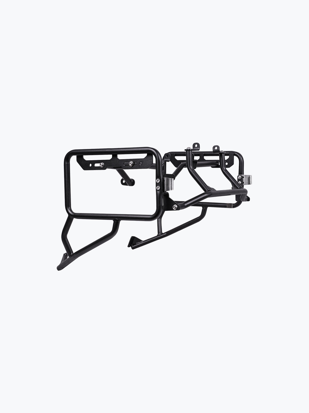 Legundary Custom KTM ADV 890 Fort Knox Saddle Stay Black mild steel saddle bag support luggage mount