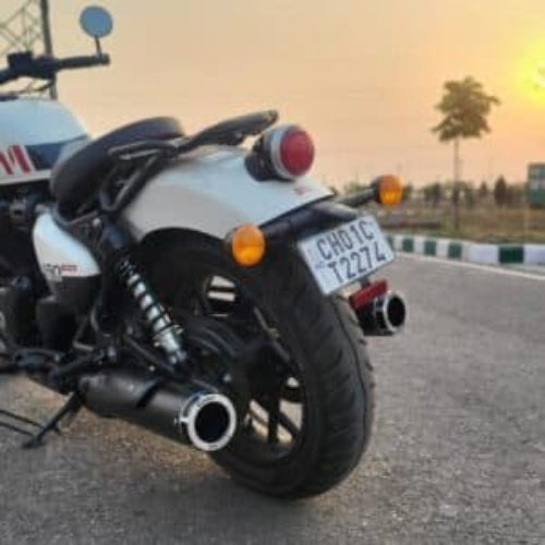 Rhino Racing SG-V2 stainless steel polished exhaust for Royal Enfield Shotgun 650
