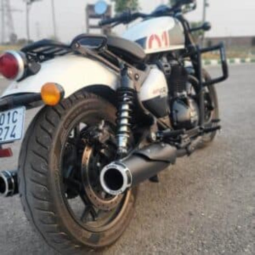 Rhino Racing SG-V2 stainless steel polished exhaust for Royal Enfield Shotgun 650