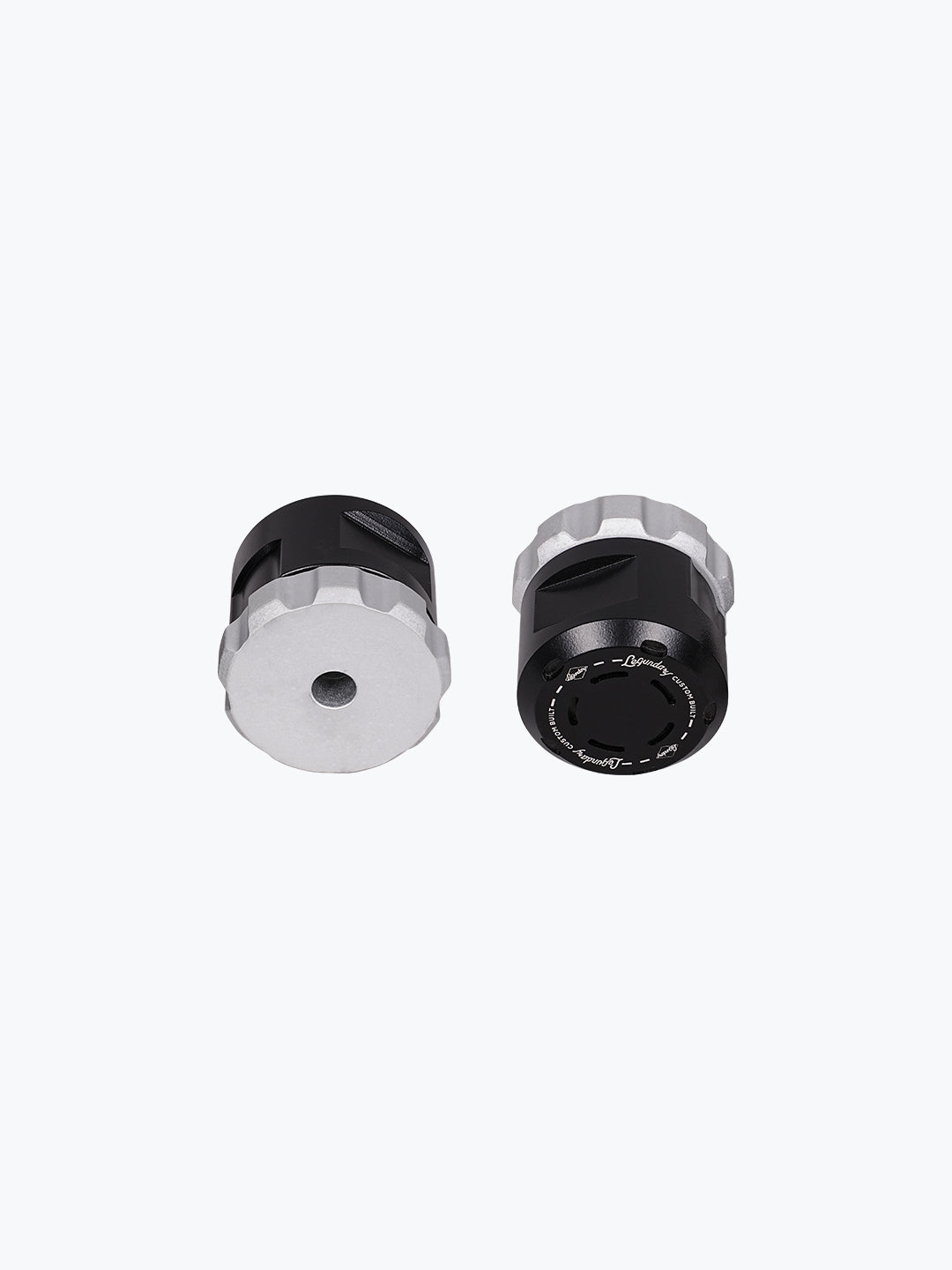 Legundary Custom KTM ADV 890 Rotex Front Wheel Slider black silver CNC aluminium axle fork protection guard