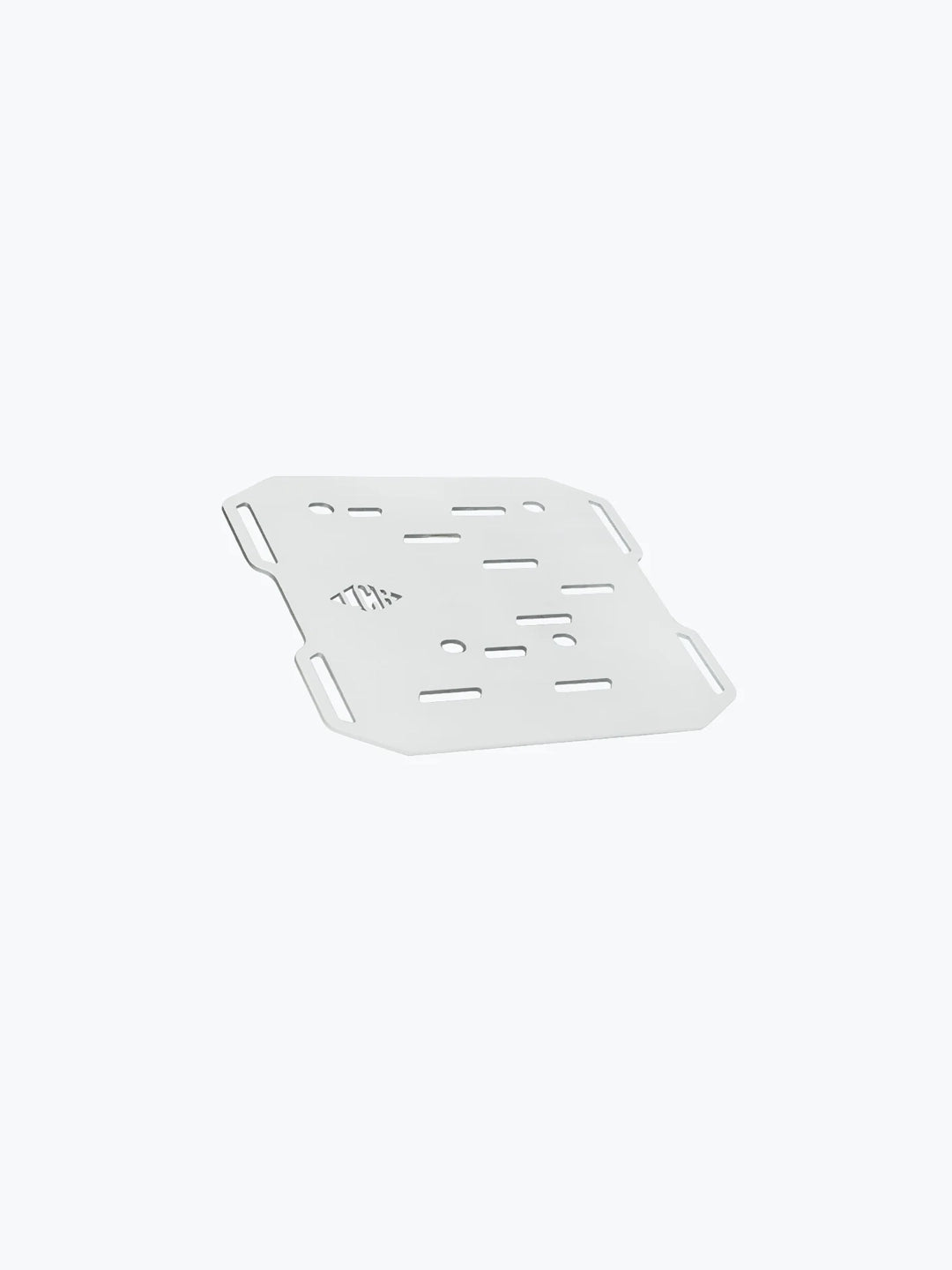 Legundary Custom Taurus Carrier Plate for Royal Enfield Super Meteor 650 silver aluminium luggage mount