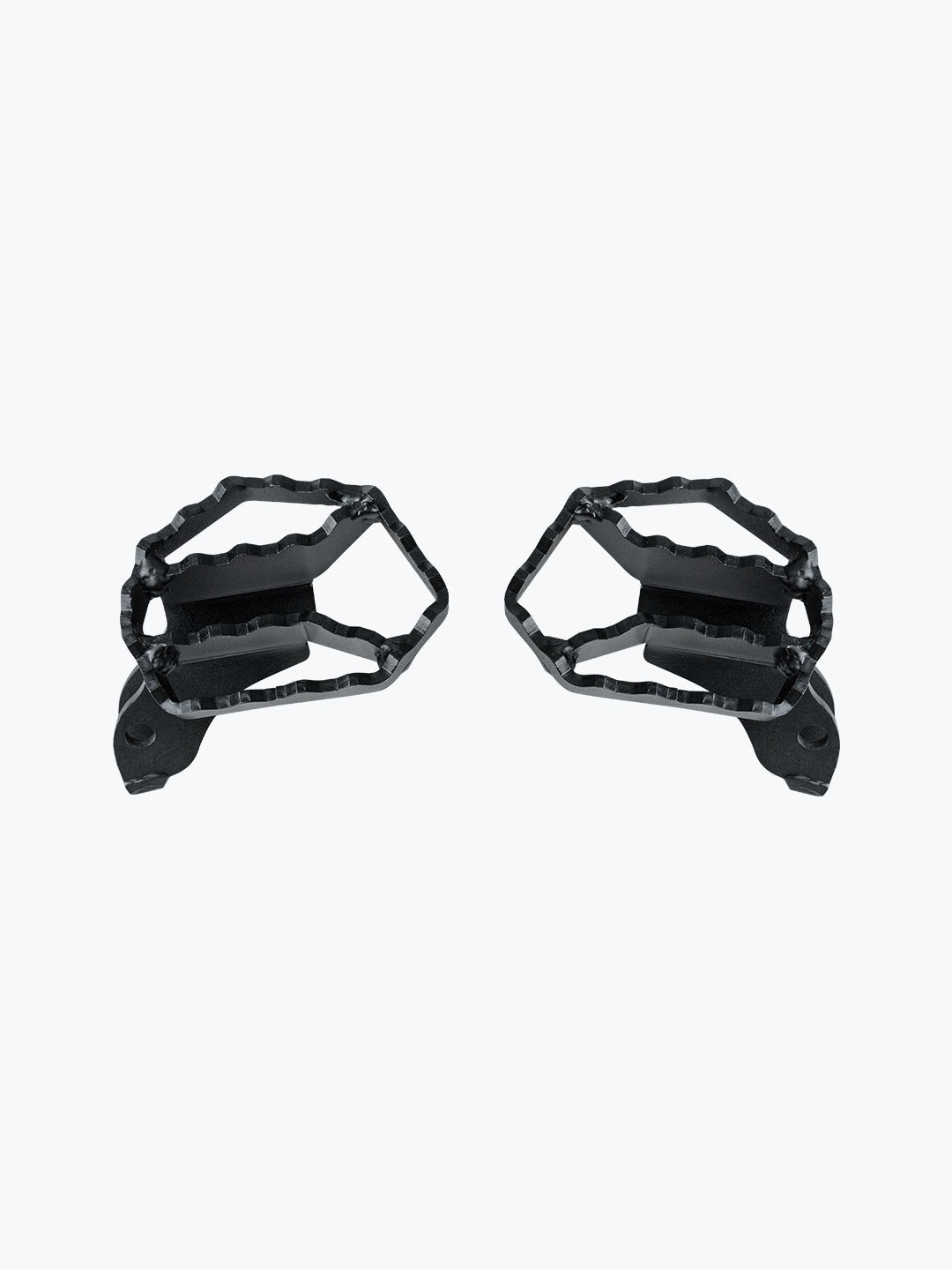 Legundary Custom RallyTrek Footrest Pair for Hero Xpulse 200 4V black powder coated mild steel wide foot pegs